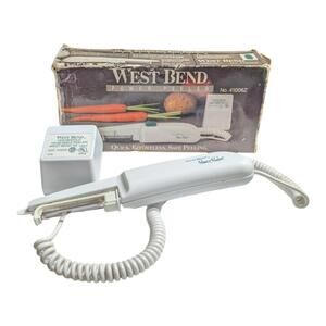 Vintage West Bend Power Vegetable Peeler Electric 41006Z With Damaged Box